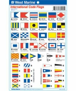 WEST MARINE International Code Flags Decals