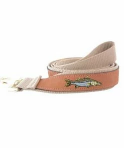 ZEPPELIN Snook Embroidered Leather Dog Leash