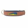 ZEPPELIN Dolphinfish Embroidered Dog Collar