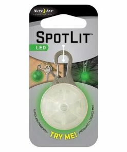 NITE IZE SpotLit LED Carabiner Light, Green