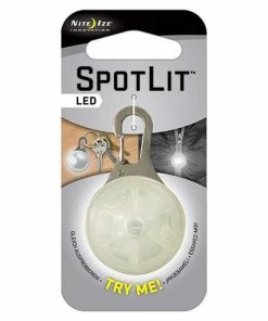NITE IZE SpotLit LED Carabiner Light, White