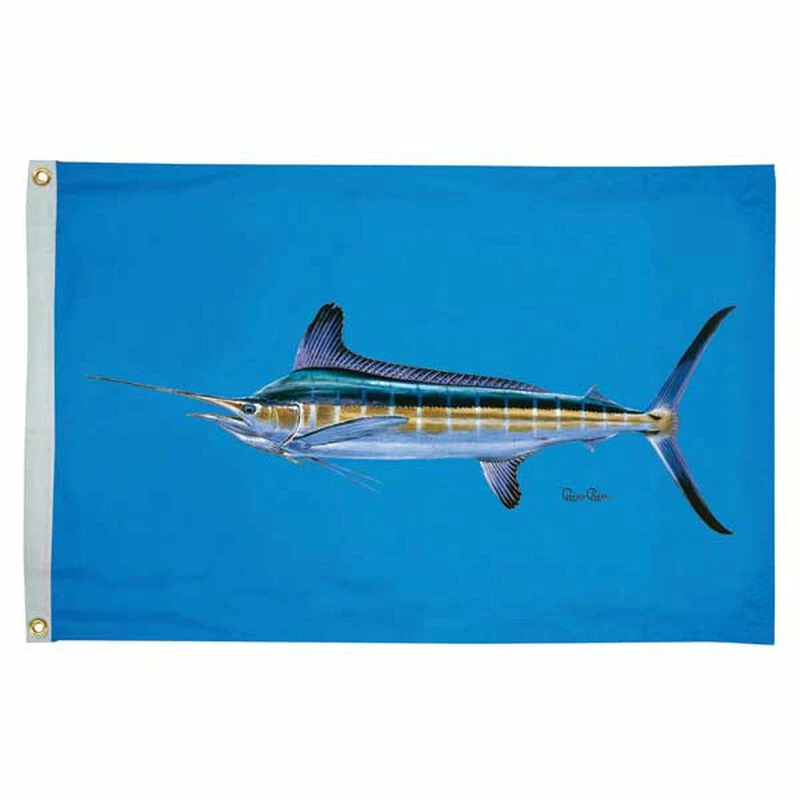 TAYLOR MADE Carey Chen White Marlin Flag, 24" x 36" 3 TAYLOR MADE Carey Chen White Marlin Flag, 24" x 36"