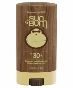 SUN BUM SPF 30 Face Stick Premium Endurance Sunscreen, 0.45oz.