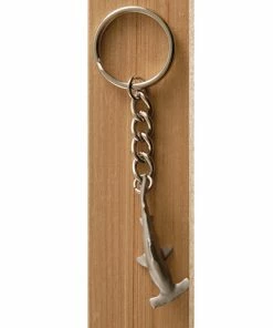MARINE SPORTS Solid Pewter Hammerhead Key Chain