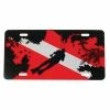 MARINE SPORTS Airbrushed Diver Dive Scene License Plate -OUTDOOR LIVING Store 16120313 LRG