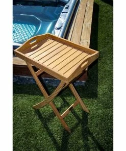 SEATEAK Teak Folding Tray -OUTDOOR LIVING Store 16225385 3 1500