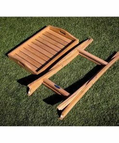 SEATEAK Teak Folding Tray -OUTDOOR LIVING Store 16225385 5 1500