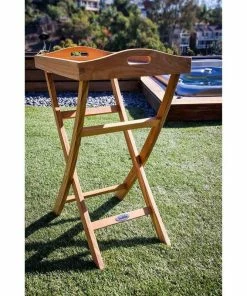 SEATEAK Teak Folding Tray -OUTDOOR LIVING Store 16225385 6 1500