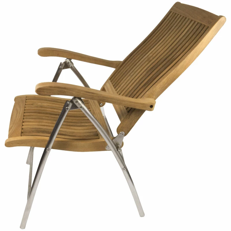 SEATEAK Windrift Teak Folding Deck Chair 4 SEATEAK Windrift Teak Folding Deck Chair - Image 2