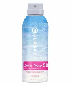 SURFACE PRODUCTS CORP. SPF 50 Sheer Touch Tropix Continuous Spray, 5 oz.