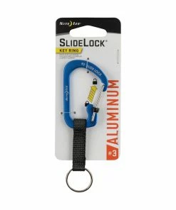 NITE IZE SlideLock® KeyRing Aluminum - Blue -OUTDOOR LIVING Store 19273549 3 1500.30112018030032