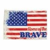 TAYLOR MADE Home of the Brave Flag, 12" x 18" -OUTDOOR LIVING Store 19425149 1500.13122018123009