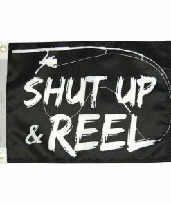 TAYLOR MADE Shut Up and Reel Flag, 12" x 18"