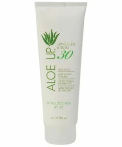 ALOE UP SPF 30 White Line Sunscreen Lotion, 4 oz.