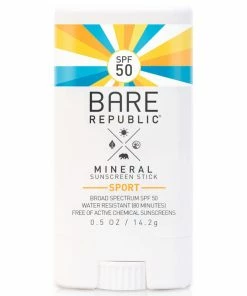 BARE REPUBLIC Mineral SPF 50 Sport Stick, .5oz.