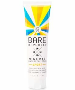 BARE REPUBLIC Mineral SPF 50 Sport Sunscreen Lotion, 5oz.