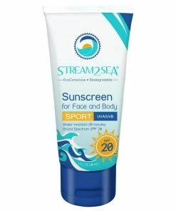STREAM2SEA SPF20 Anglers Sport Sunscreen Lotion, 3oz.