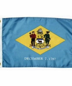 ANNIN FLAGMAKERS 12" x 18" Delaware State Flag