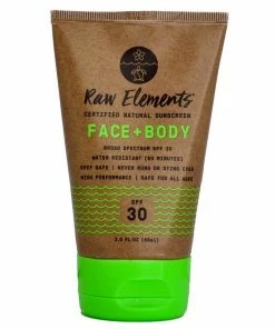 RAW ELEMENTS SPF 30 Face and Body Sunscreen Tube