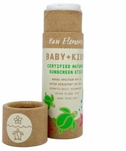 RAW ELEMENTS SPF 30 Baby + Kids Certified Natural Sunscreen Stick -OUTDOOR LIVING Store 19951722 3 1500.21022020033137