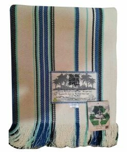 SENOR LOPEZ 75" x 58" Beach Blanket, Pechanga Blue