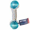 BAY DOG Barbell Rope Toss Dog Toy