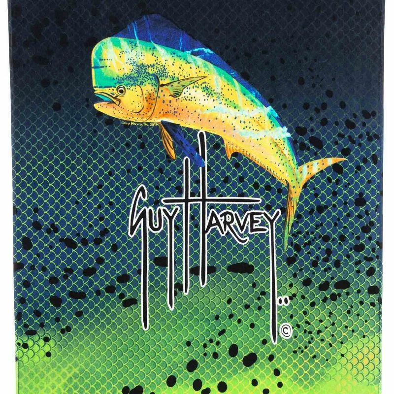 GUY HARVEY 58" x 36" Mahi Scales Towel 4 GUY HARVEY 58" x 36" Mahi Scales Towel - Image 2