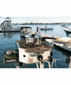 MAGMA Marine Crossover Single Burner Firebox Grill -OUTDOOR LIVING Store 20517173 8