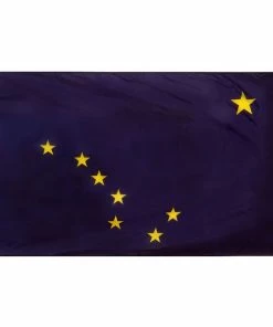 ANNIN FLAGMAKERS 12" x 18" Nylon Alaska State Flag