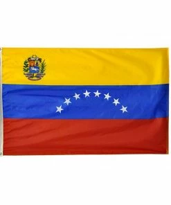 ANNIN FLAGMAKERS 12" x 18" Venezuela Courtesy Flag