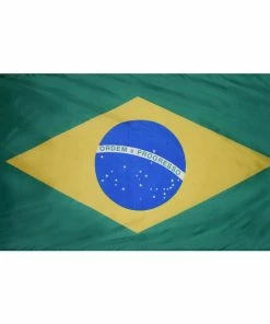 ANNIN FLAGMAKERS 12" x 18" Brazil Courtesy Flag
