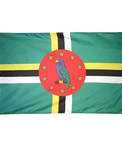 ANNIN FLAGMAKERS 12" x 18" Dominica Courtesy Flag