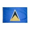 ANNIN FLAGMAKERS 12" x 18" St. Lucia Courtesy Flag -OUTDOOR LIVING Store 3841228 1500.24062021050121