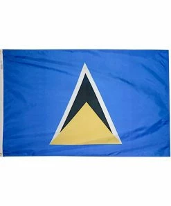 ANNIN FLAGMAKERS 12" x 18" St. Lucia Courtesy Flag