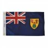 ANNIN FLAGMAKERS 12" x 18" Turks and Caicos Flag -OUTDOOR LIVING Store 3841251 LRG