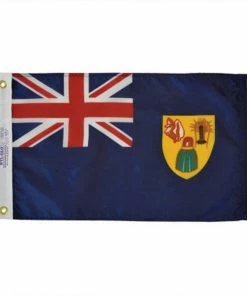 ANNIN FLAGMAKERS 12" x 18" Turks and Caicos Flag