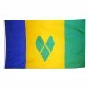 ANNIN FLAGMAKERS 12" x 18" St. Vincent Courtesy Flag -OUTDOOR LIVING Store 3841400 1500.24062021050127