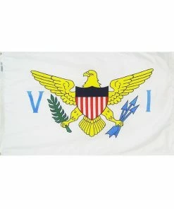 ANNIN FLAGMAKERS 12" x 18" U.S. Virgin Islands Courtesy Flag