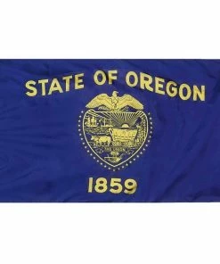 ANNIN FLAGMAKERS 12" x 18" Nylon Oregon State Flag