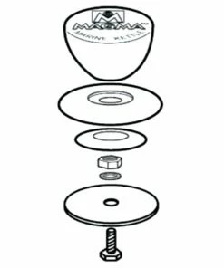 Knob & Finger Guard for Magma Marine Kettle Grills -OUTDOOR LIVING Store 538926 2 LRG