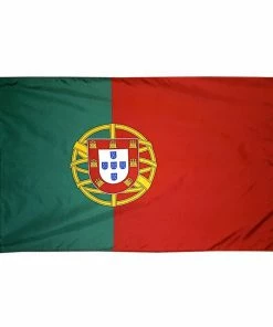ANNIN FLAGMAKERS 12" x 18" Portugal (no sea) Courtesy Flag