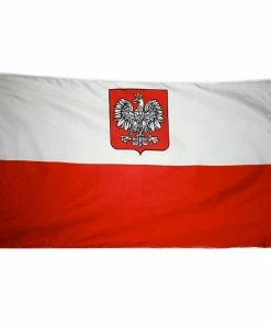 ANNIN FLAGMAKERS 12" x 18" Poland with Eagle Courtesy Flag