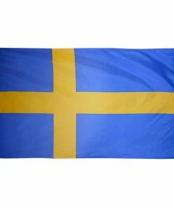 ANNIN FLAGMAKERS 12" x 18" Sweden Courtesy Flag