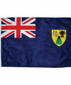 TAYLOR MADE Turks/Caicos Courtesy Flag, 12" x 18"
