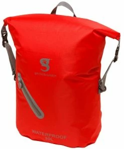 GECKOBRANDS 30L Waterproof Lightweight Backpack -OUTDOOR LIVING Store P019758887 GREY RED 1500.27082019113047